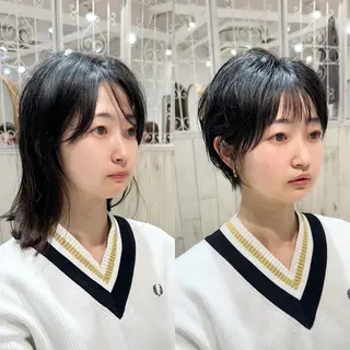 ショート 縮毛矯正/ショート/ レイヤー/畑中正敏のヘアスタイル