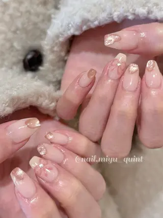 ネイル 𝕄𝕚𝕪𝕦🤍 自由が丘⌇パラジェルのネイルデザイン