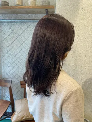 セミロング カラー SALOWIN下北沢所属・hazuki 🌝のヘアスタイル