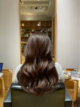 ロング 縮毛矯正/レイヤー /ひかるのヘアスタイル