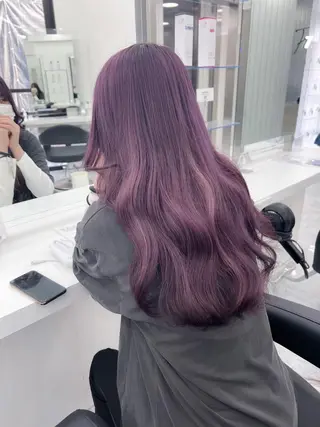 セミロング ベージュ・グレー ジュ達人KOJIROのヘアスタイル