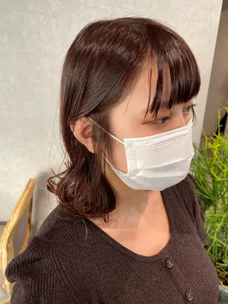 ミディアム カラー ヘアアレンジ XENA表参道 MIKUのヘアスタイル