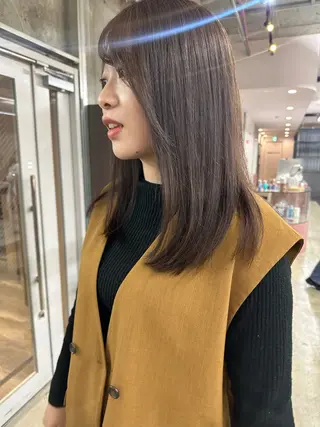 ロング カラー myu 🐈‍⬛のヘアスタイル