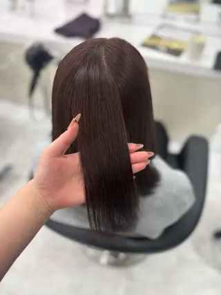 ロング カラー 韓国トレンドヘア🤍 Chima🤍のヘアスタイル
