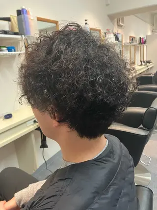 パーマ メンズ メンズ特化/パーマ/ フェードWATARUのヘアスタイル