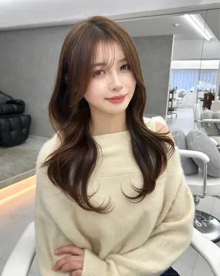 ロング 【期間限定無料🎀】 似合わせ特化🤎モカのヘアスタイル