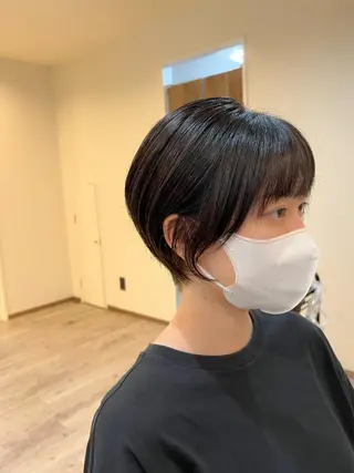 ショート 工藤 梨花のヘアスタイル