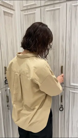 ミディアム パーマ カットモデル募集中 ✨武田夏帆のヘアスタイル