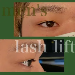 メンズ マツエク・マツパ まつげパーマ/眉毛 ［ALBA］のマツエク・マツパデザイン