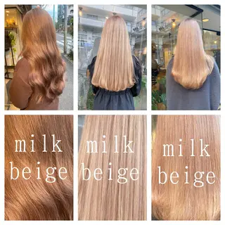 セミロング カラー Joule銀座 石山あやのヘアスタイル