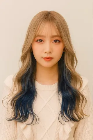 ロング カラー 年間1500人担当 代表 南一路のヘアスタイル