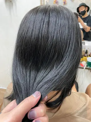 ミディアム カラー TOWA 野村　コウダイのヘアスタイル