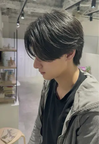 ミディアム 西梅田 美容室/ 牛尾 剛のヘアスタイル