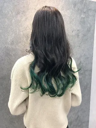 ロング 所渉/韓国レイヤー /ウルフカットのヘアスタイル