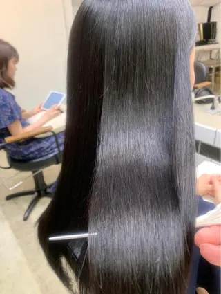 ロング カラー ヘアアレンジ 🌈本物の髪質改善 森田涼平のヘアスタイル