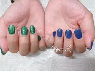 カラー ネイル 芦辺 香奈のネイルデザイン