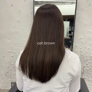 セミロング カラー blink所属・暖色/ブラウン/ 透明感/ゆうかのヘアスタイル