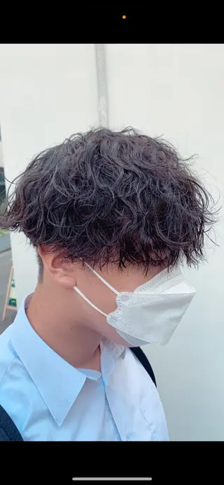 ショート パーマ パーマ職人 渡邊　優雅のヘアスタイル