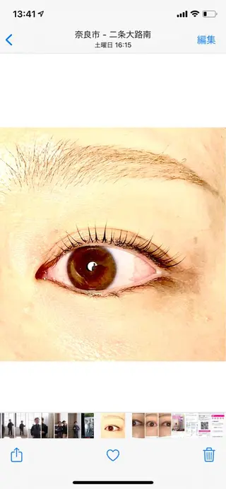 マツエク・マツパ i...所属・i... HITOMIのマツエク・マツパデザイン