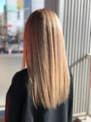 ロング カラー 永井大樹✨ 透明感カラー✨のヘアスタイル