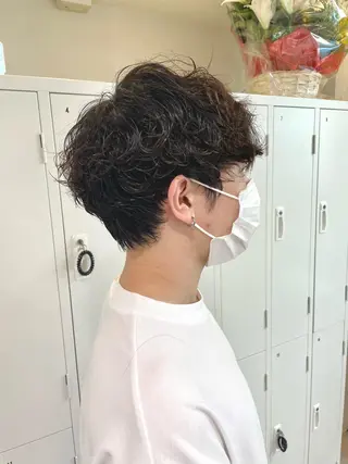 ミディアム メンズ 田中大星 /ボブ 縮毛矯正のヘアスタイル