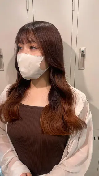 セミロング カラー alicetokyo 🦋宮葉🦋のマツエク・マツパデザイン