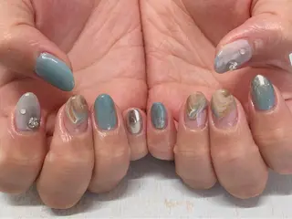 ネイル 𖡼 yumenoのネイルデザイン