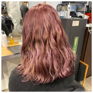 ロング カラー ヘアアレンジ 赤味消し.髪質改善 🌿𝘠𝘜𝘙𝘐のヘアスタイル
