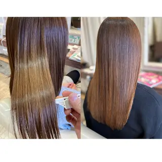 セミロング 🌿美容室イチエ ふしみさな🫧のヘアスタイル