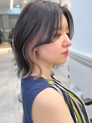 ミディアム 夏山 秀憲のヘアスタイル