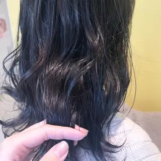 セミロング カラー sano sayakaのヘアスタイル