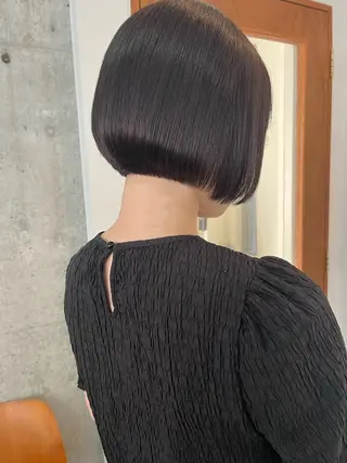 ショート ボブ×縮毛矯正 ryotaのヘアスタイル