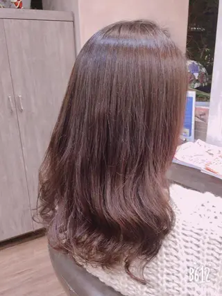 ロング カラー パーマ ecru🕊️堀内 眞帆のヘアスタイル