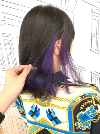 ミディアム カラー レイヤー⭐️カラー ⭐️平川雅史のヘアスタイル