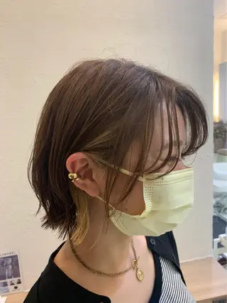 ショート 艶質改善/縮毛矯正 ササキナツミのヘアスタイル