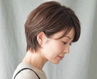 ショート 🫧似合わせショート ゴヤ🫧のヘアスタイル