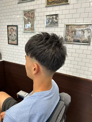 ショート メンズ B.B.Cams西原店所属・無料モデル募集中‼️ 安座間💈のヘアスタイル