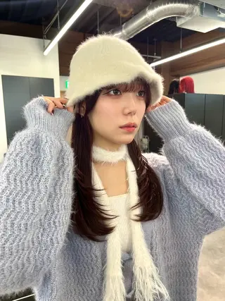 セミロング Lond azur所属・🇰🇷韓国レイヤー 韓国風ボブのヘアスタイル