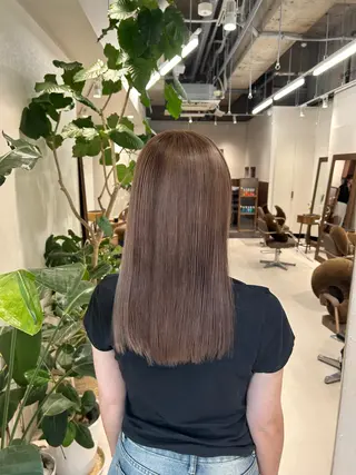 セミロング カラー ハイトーン/エクステ /🎀YUINA🎀のヘアスタイル