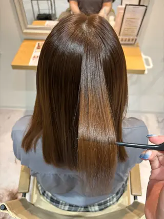 ロング 江副 朱星のヘアスタイル