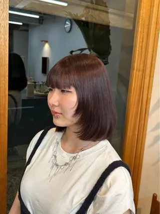 カラー アベ コハルのヘアスタイル