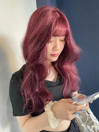 ロング カラー ハイトーン/メンズ/ デザイン/梅田/ミユのヘアスタイル