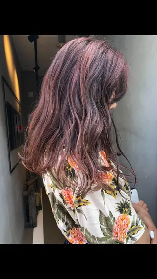 ロング カラー MIYU💋💖 〈XENA渋谷本店〉のヘアスタイル