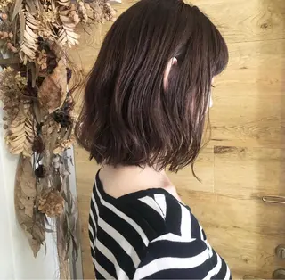 ミディアム カラー テトネ タカシのヘアスタイル