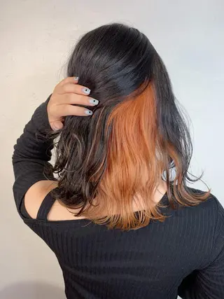 セミロング カラー _WHITE 天神店 YUMEKA🐻のヘアスタイル