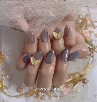 ネイル ラベンダー💖日暮里 ルル💖ネイルのネイルデザイン