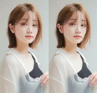 ミディアム 髪質改善サロンR'EEL 銀座【リール】所属・🎀ボブ/レイヤー /銀座/Emaのヘアスタイル