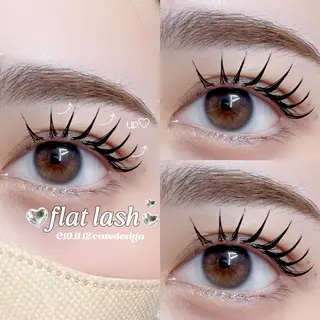 マツエク・マツパ Ren♡梅田┋束感 マツエク┋パリエクのマツエク・マツパデザイン