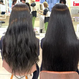 ロング パーマ 💙mai🫧 縮毛矯正・ハイライトのヘアスタイル