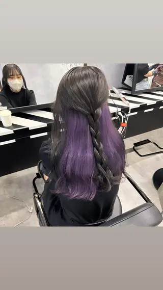 ロング Hui.所属・縮毛矯正・髪質改善 特化 出納 直起のヘアスタイル